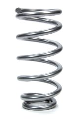 QA1 3-1/2in ID Tapered High Travel Pigtail Spring - 10in Length x 350lbs/in - Silver Powder Coated thumbnail 7