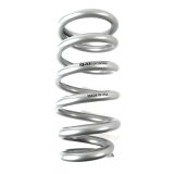 QA1 3-1/2in ID Tapered High Travel Pigtail Spring - 10in Length x 600lbs/in - Silver Powder Coated thumbnail 1