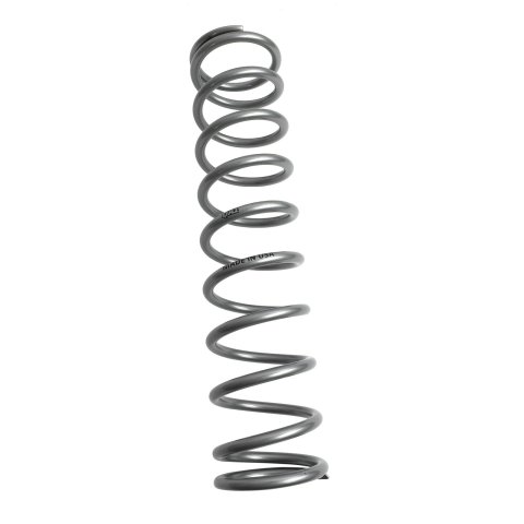 QA1 2-1/2in ID High Travel Spring - 12in Length x 80lbs/in - Silver Powder Coated thumbnail 1