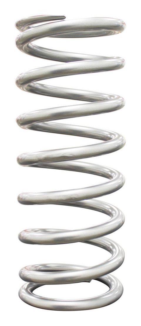 QA1 2-1/2in ID High Travel Spring - 12in Length x 80lbs/in - Silver Powder Coated thumbnail 6