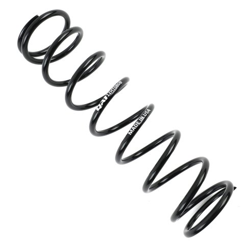 QA1 2-1/2in ID High Travel Spring - 12in Length x 80lbs/in - Black Powder Coated
