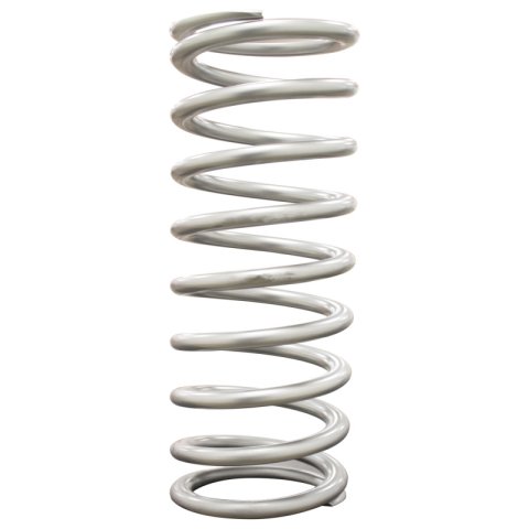 QA1 2-1/2in ID High Travel Spring - 12in Length x 150lbs/in - Silver Powder Coated thumbnail 4