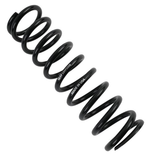 QA1 2-1/2in ID High Travel Spring - 12in Length x 150lbs/in - Black Powder Coated thumbnail 1