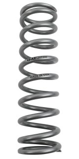 QA1 2-1/2in ID High Travel Spring - 12in Length x 200lbs/in - Silver Powder Coated thumbnail 2