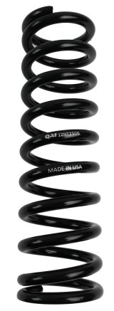 QA1 2-1/2in ID High Travel Spring - 12in Length x 250lbs/in - Black Powder Coated thumbnail 1