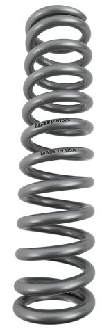 QA1 2-1/2in ID High Travel Spring - 14in Length x 300lbs/in - Silver Powder Coated thumbnail 3
