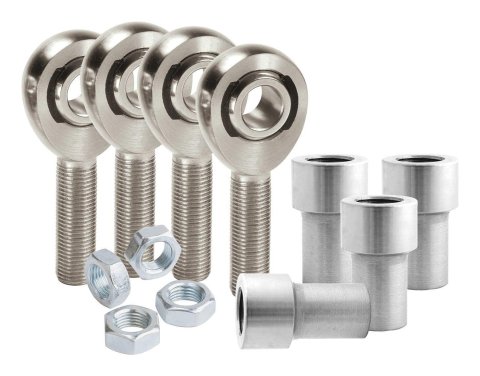 QA1 4-Link Component Kit (Rod Ends/Spacers/Jam Nuts) - w/o Panhard Bar