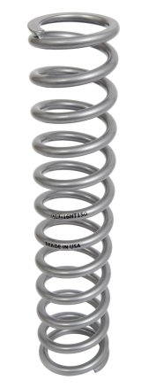 QA1 2-1/2in ID High Travel Spring - 16in Length x 150lbs/in - Silver Powder Coated thumbnail 2