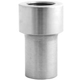 QA1 Tube Adapter - 1in OD - Smooth - Left Hand - 1/2-20 Thread .120 Wall - Alloy thumbnail 1