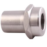 QA1 Tube Adapter - 1in OD - Hex - Left Hand - 1/2-20 Thread .058 Wall - Alloy thumbnail 1