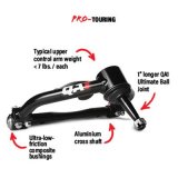 QA1 78-88 GM G-Body Pro-Touring Upper Control Arm Kit - Front thumbnail 4