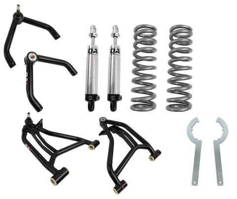 QA1 88-98 C1500 Level 3 Front Coil-Over Conversion Kit - Double Adjustable (600lbs/in)