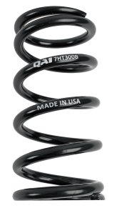 QA1 2-1/2in ID High Travel Spring - 7in Length x 300lbs/in - Black Powder Coated thumbnail 2