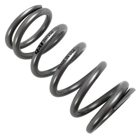 QA1 2-1/2in ID High Travel Spring - 7in Length x 350lbs/in - Silver Powder Coated