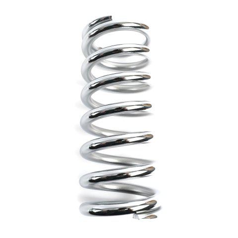 QA1 2-1/2in ID Spring - 8in Length x 400lbs/in - Chrome Plated