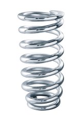 QA1 3-1/2in ID Tapered Spring - 8in Length x 500lbs/in - Chrome Plated thumbnail 2