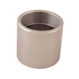 QA1 Weldable Upper Ball Joint Housing - 1-5/8-24 Thread x 1.438in Ball x 1.9in OD - Chromoly Steel thumbnail 1