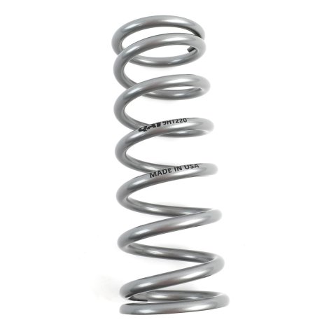 QA1 2-1/2in ID High Travel Spring - 9in Length x 220lbs/in - Silver Powder Coated
