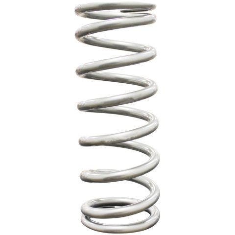 QA1 2-1/2in ID High Travel Spring - 9in Length x 450lbs/in - Silver Powder Coated thumbnail 2