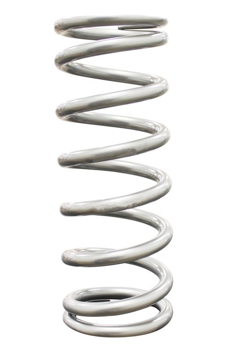 QA1 2-1/2in ID High Travel Spring - 9in Length x 550lbs/in - Silver Powder Coated thumbnail 6