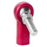QA1 A Series Endura Rod End - Female/Right Hand - .19in Bore x 3/16-24 w/Stud - Red Aluminum thumbnail 2