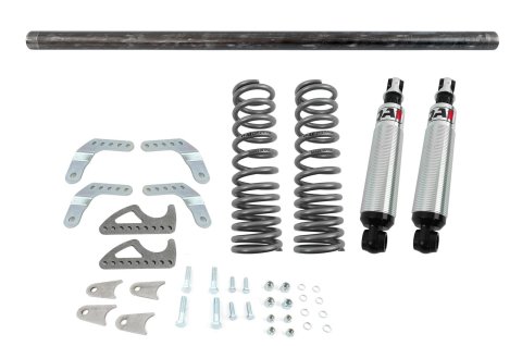 QA1 Pro Rear Weld-In Coil-Over System - RideSensitive - 12in x 175/350lbs/in - 3in Tube - Aluminum