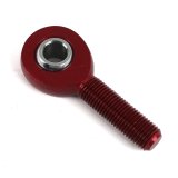 QA1 A Series Endura Rod End - Male/Left Hand - .375in Bore x 7/16-20 - Red Aluminum thumbnail 1