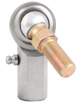 QA1 C Series 2-Pc Rod End - Female/Left Hand - .75in Bore x 3/4-16 w/Stud & Zerk - Carbon Steel thumbnail 1