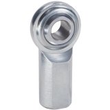 QA1 C Series 2-Pc Rod End - Female/Left Hand - .375in Bore x 3/8-24 - Carbon Steel w/PTFE thumbnail 4