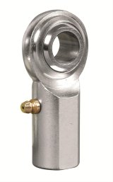 QA1 C Series 2-Pc Rod End - Female/Right Hand - .625in Bore x 5/8-18 w/Zerk - Carbon Steel thumbnail 1