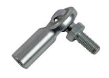 QA1 C Series 2-Pc Rod End - Female/Right Hand - .25in Bore x 1/4-28 w/Stud - Carbon Steel thumbnail 1