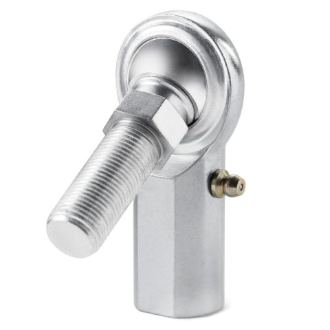 QA1 C Series 2-Pc Rod End - Female/Right Hand - .25in Bore x 1/4-28 w/Stud & Zerk - Carbon Steel thumbnail 2