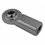 QA1 C Series 2-Pc Rod End - Female/Right Hand - .3125in Bore x 3/8-24 - Carbon Steel thumbnail 1