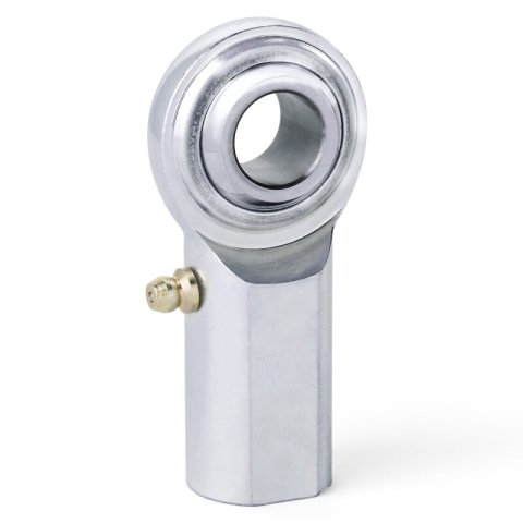 QA1 C Series 2-Pc Rod End - Female/Right Hand - .3125in Bore x 5/16-24 w/Zerk - Carbon Steel thumbnail 2