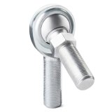 QA1 C Series 2-Pc Rod End - Male/Left Hand - .5in Bore x 1/2-20 w/Stud - Carbon Steel thumbnail 2