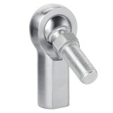 QA1 EX Series Endura Rod End - Female/Right Hand - .375in Bore x 3/8-24 w/Stud - Carbon Steel thumbnail 2