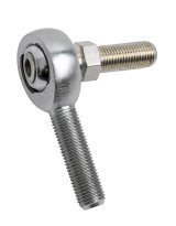 QA1 EX Series Endura Rod End - Male/Right Hand - .375in Bore x 3/8-24 w/Stud - Carbon Steel thumbnail 1