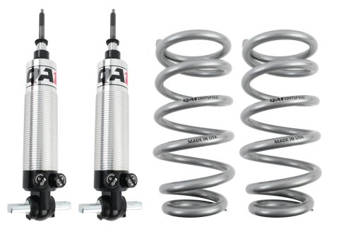 QA1 GM Pro Front Coil-Over System - Double Adj. - 10in x 350lbs/in - Pigtail - Aluminum