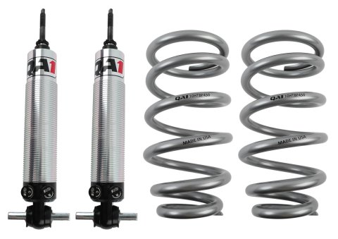 QA1 GM Pro Front Coil-Over System - Double Adj. - 10in x 450lbs/in - Flat Large - Aluminum thumbnail 1
