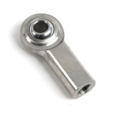 QA1 G Series 2-Pc Rod End - Female/Right Hand - .25in Bore x 1/4-28 - Stainless Steel w/PTFE thumbnail 1