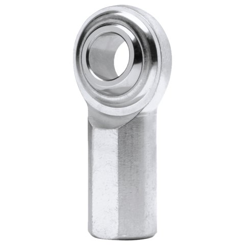 QA1 G Series 2-Pc Rod End - Female/Right Hand - .5in Bore x 1/2-20 - Stainless Steel w/PTFE thumbnail 2