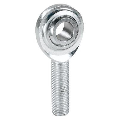 QA1 G Series 2-Pc Rod End - Male/Left Hand - .19in Bore x 3/16-24 - Stainless Steel w/PTFE