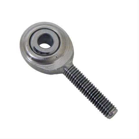 QA1 G Series 2-Pc Rod End - Male/Right Hand - .19in Bore x 3/16-24 - Stainless Steel w/PTFE