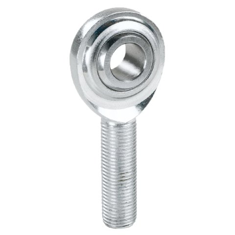 QA1 G Series 2-Pc Rod End - Male/Right Hand - .375in Bore x 3/8-24 - Stainless Steel w/PTFE thumbnail 4