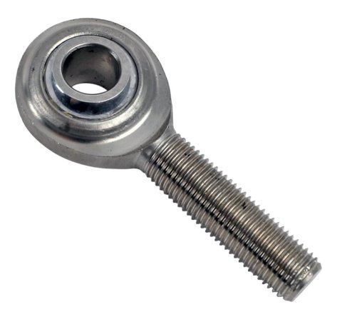 QA1 G Series 2-Pc Rod End - Male/Right Hand - .375in Bore x 3/8-24 - Stainless Steel w/PTFE thumbnail 7