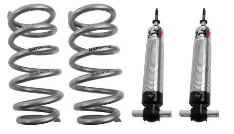 QA1 GM Pro Front Coil-Over System - Single Adj. - 10in x 400lbs/in - Pigtail - Aluminum