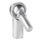 QA1 H Series 3-Pc Rod End - Female/Left Hand - .625in Bore x 5/8-18 w/Stud - Alloy Steel w/PTFE thumbnail 2