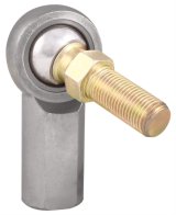 QA1 H Series 3-Pc Rod End - Female/Left Hand - .19in Bore x 3/16-24 w/Stud - Alloy Steel thumbnail 1