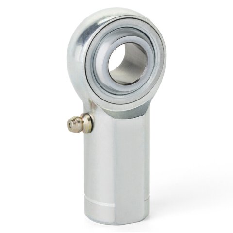 QA1 H Series 3-Pc Rod End - Female/Left Hand - .3125in Bore x 5/16-24 w/Zerk - Alloy Steel thumbnail 2