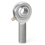 QA1 H Series 3-Pc Rod End - Male/Left Hand - .375in Bore x 3/8-24 w/Zerk - Alloy Steel thumbnail 2